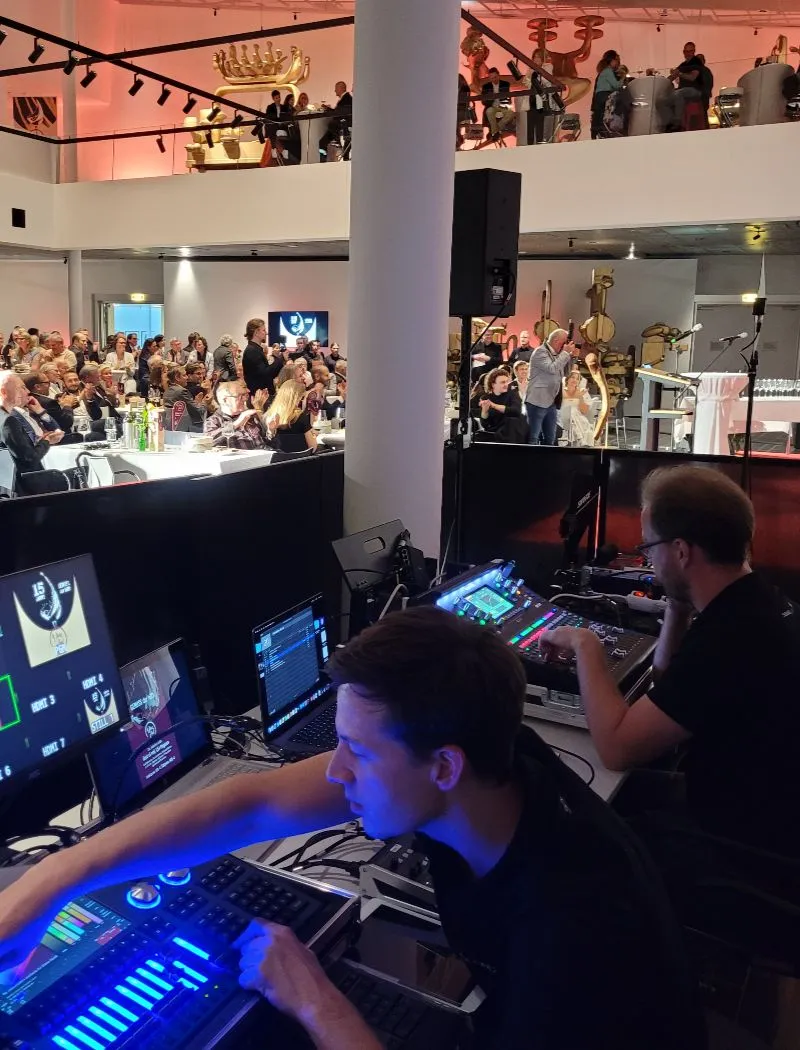 Soundlux Team bei der Arbeit